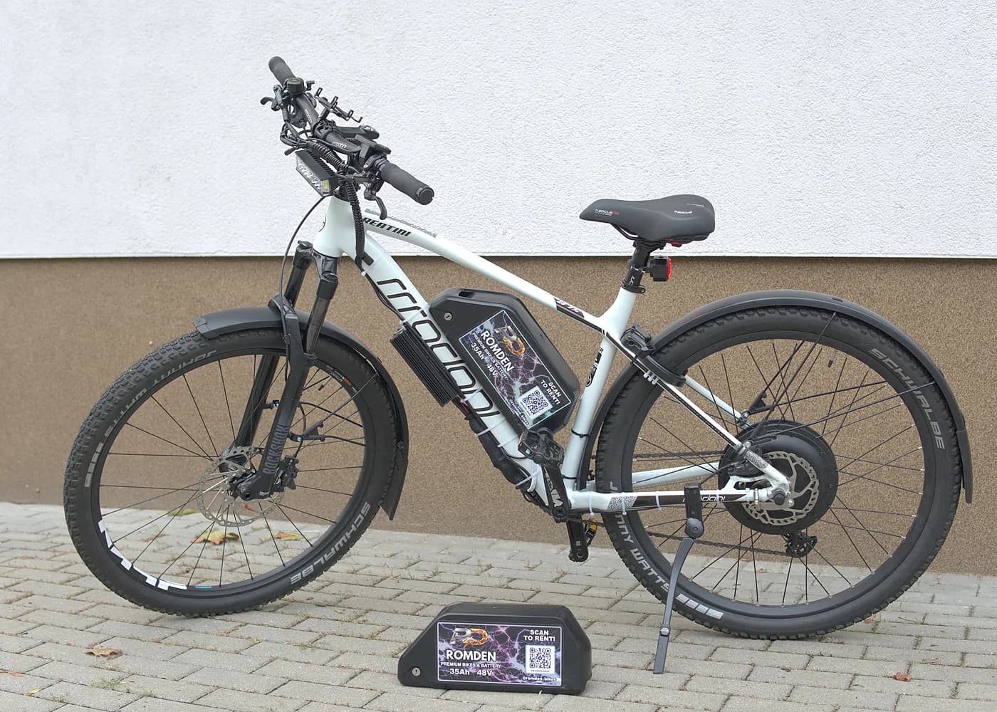 Romden Bike с батареей 48V в ежедневном использовании