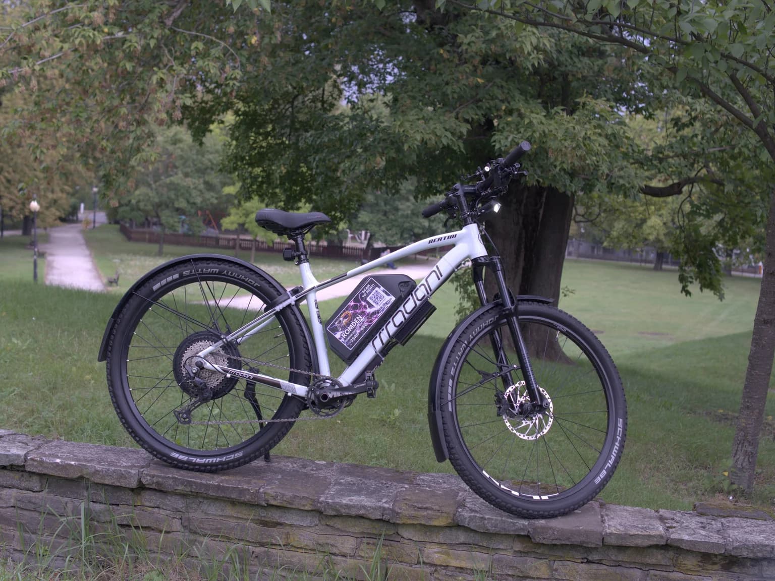 Romden bikes used in real work around Poznań