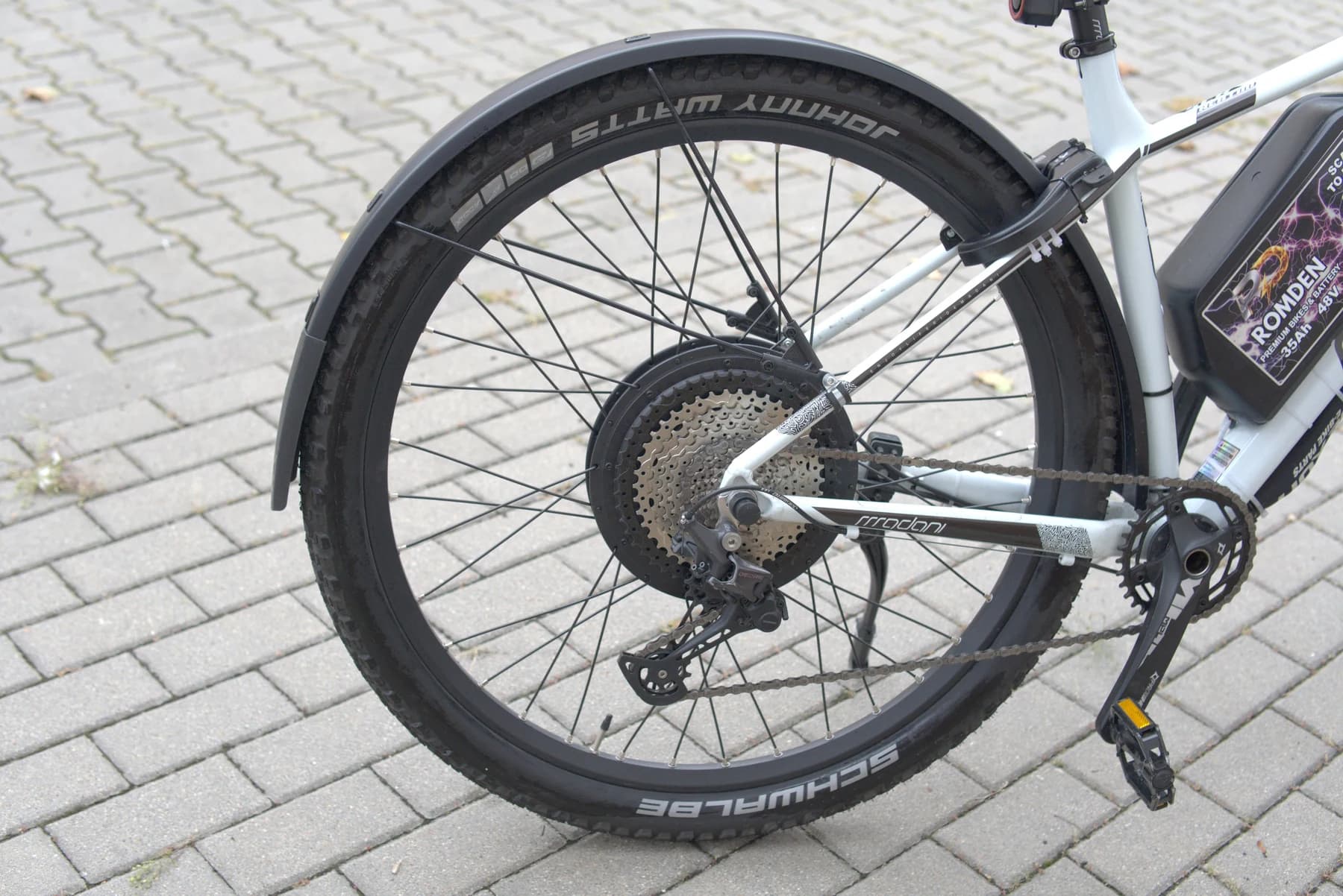 Rear wheel of a Romden Bike